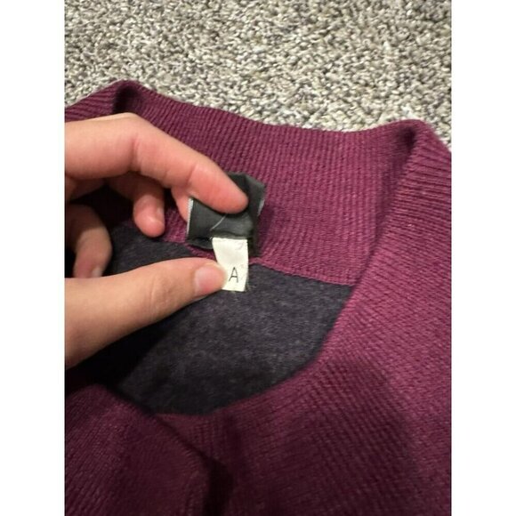 Eileen Fisher Deep Red Long Coat - Picture 5 of 8